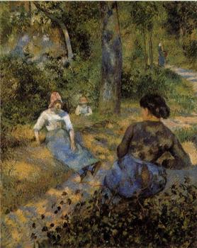 Camille Pissarro : Peasants Resting